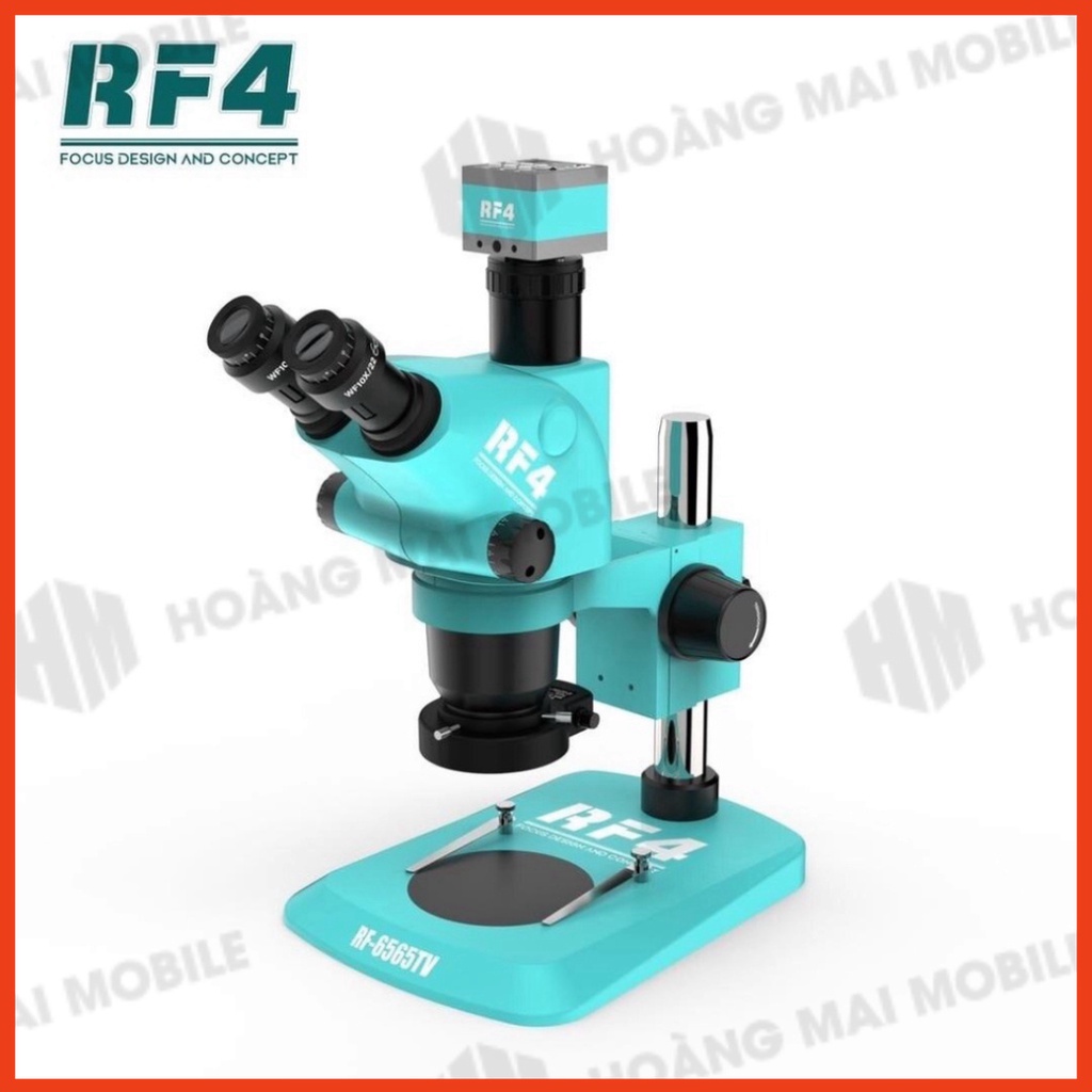 Kính hiển vi 3 mắt RF4 RF6565TV 6.5X-65X siêu nét độ phóng đại lớn