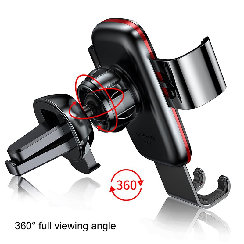 Kẹp giữ điện thoại trên xe hơi Baseus Metal Age Gravity Car Mount（Air Outlet Version) SUYL-D01