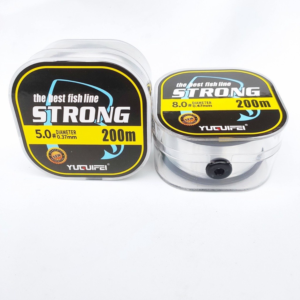 Cước câu cá Strong Nhật Bản 3D 200m tàng hình siêu bền