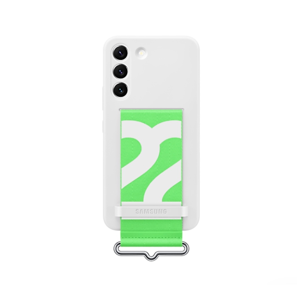 Ốp Lưng Silicone With Strap Cho Điện Thoại Samsung Galaxy S22 / S22+ / S22 Ultra - Hàng Chính Hãng Nguyên Seal