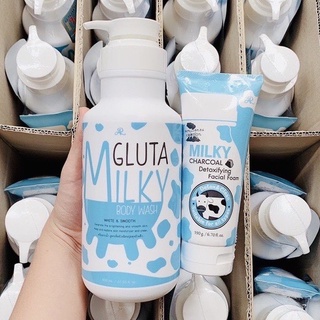 Sữa Tắm Con Bò Gluta Milky Thái Lan 800ml