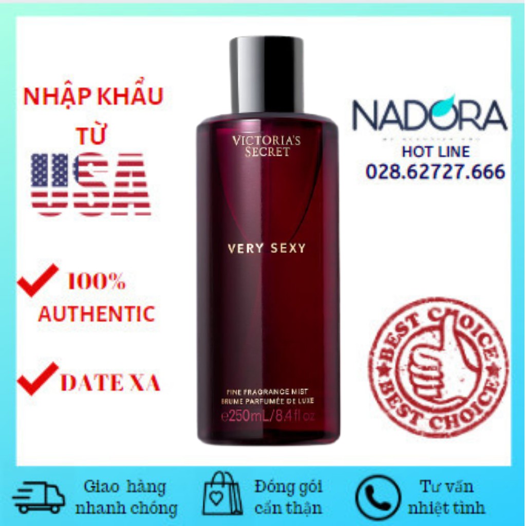 Xịt Thơm Toàn Thân Victoria’s Secret Very Sexy Fragrance Mist