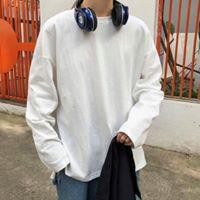 Áo Thun Tay Dài Trơn unisex chất cotton nhiều màu