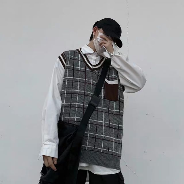 ÁO LEN GILE HỌA TIẾT KẺ UNISEX