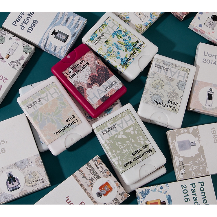 Nước hoa bỏ túi dạng thẻ 10 loại tự nhiên tươi mới 20ml cho nữ | BigBuy360 - bigbuy360.vn