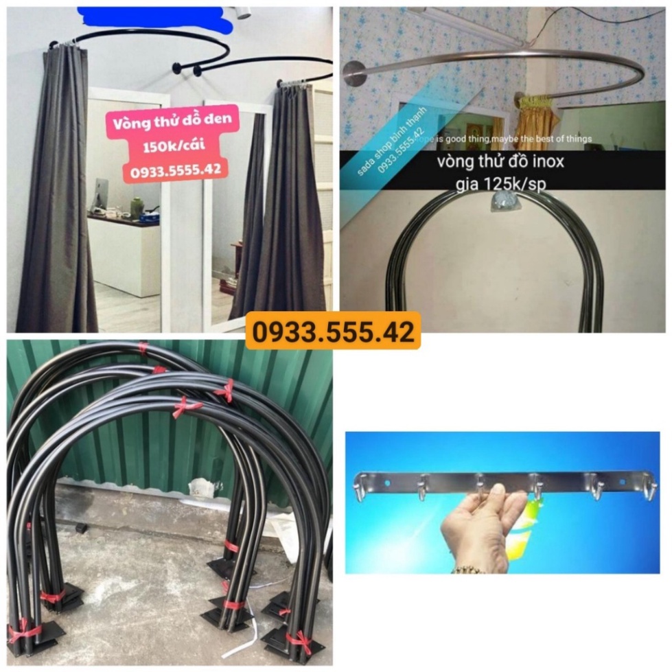dùng thay quần áo-chất liệu inox và sắt sơn tỉnh điện-dễ tháo lắp và vận chuyển
