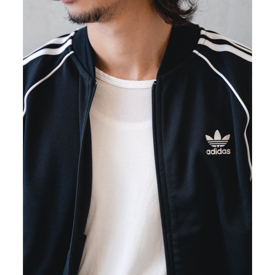 Áo Khoác Adidas Chính Hãng 💙FREESHIP💙 Jacket Adidas Prime Original SST Black White - Áo Khoác Thể Thao 3 Sọc Auth