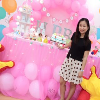 Đầm peplum áo thun phối váy bi