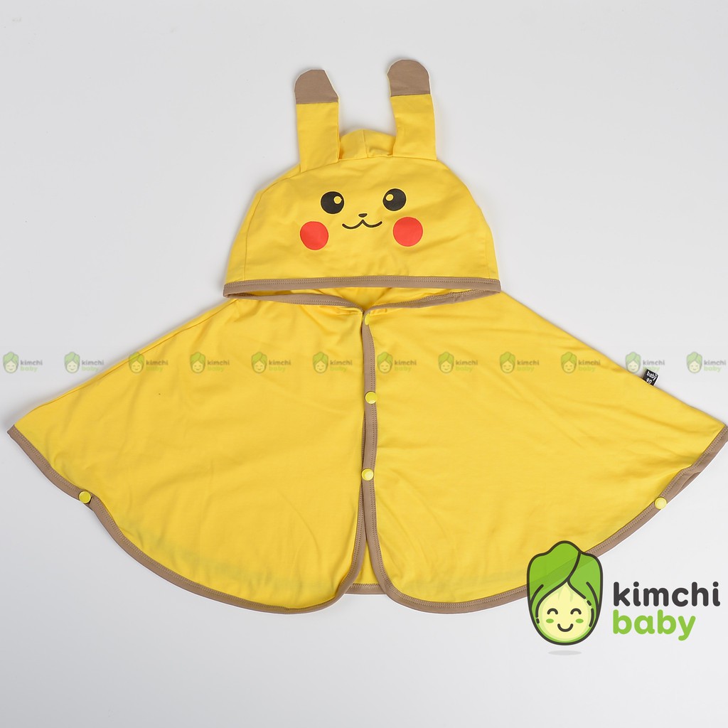 Áo Chống Nắng Cho Bé Gái, Bé Trai Minky Mom Mẫu Cánh Dơi 3D Vải Cotton 100%, Áo Khoác Chống Nắng Hình Thú MKMAK2101