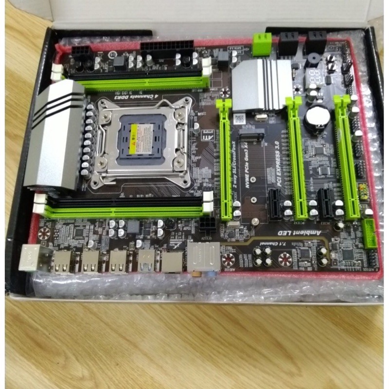 Main x79 hỗ trợ socket 2011 E5 v1 v2 OEM pro giống Huananzhi