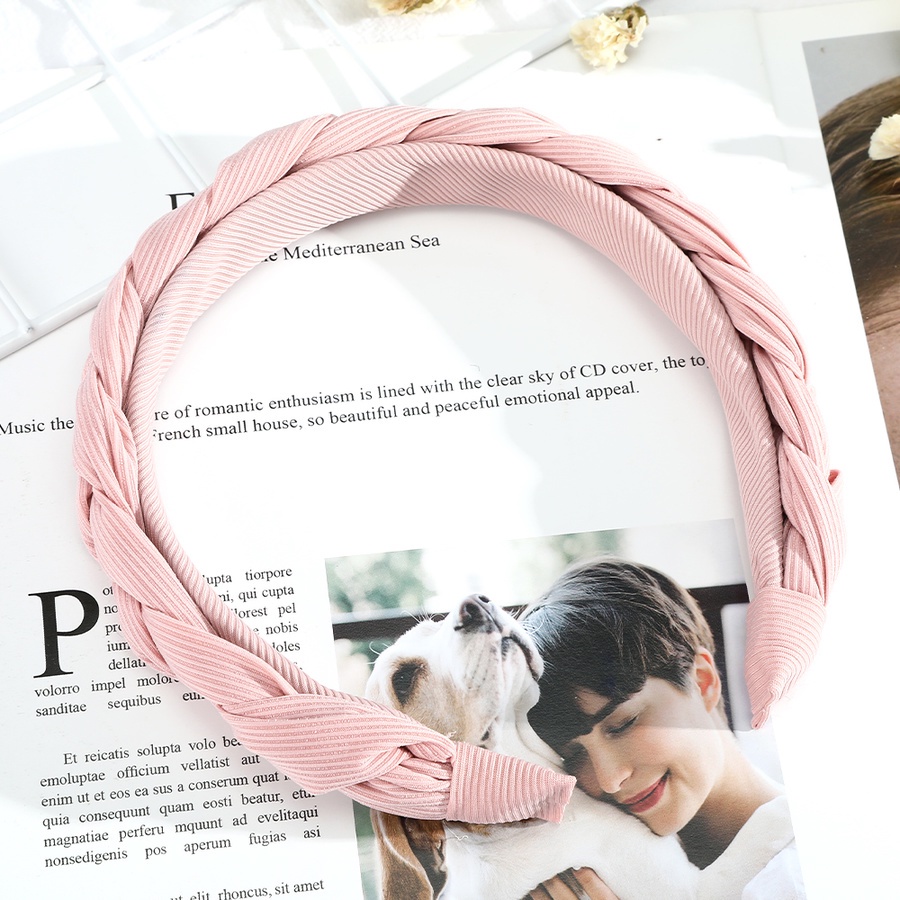 Cài tóc thiết kế thắt bím xinh xắn nhiều màu sắc tùy chọn