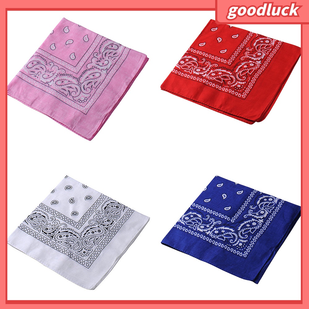 Khăn Bandana Hình Vuông Phong Cách Hip Hop Chống Mồ Hôi Cho Nam Và Nữ