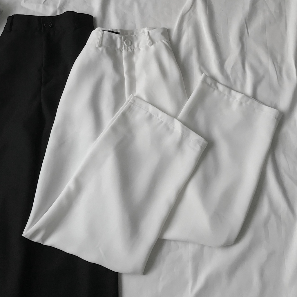 Quần Vải Ống Rộng Nữ JEM CLOSET Chất Tây Chéo Thiết Kế Basic Style Trẻ Trung CHANE 2939