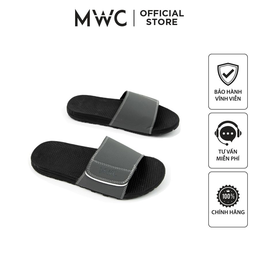 Dép MWC 7720 - Dép Nam Quai Ngang Đế Bệt Cá Tính Trẻ Trung,Chất Liệu Mềm, Đi Êm Chân, Dép Nam Đẹp, Mẫu Mới, Giá Tốt