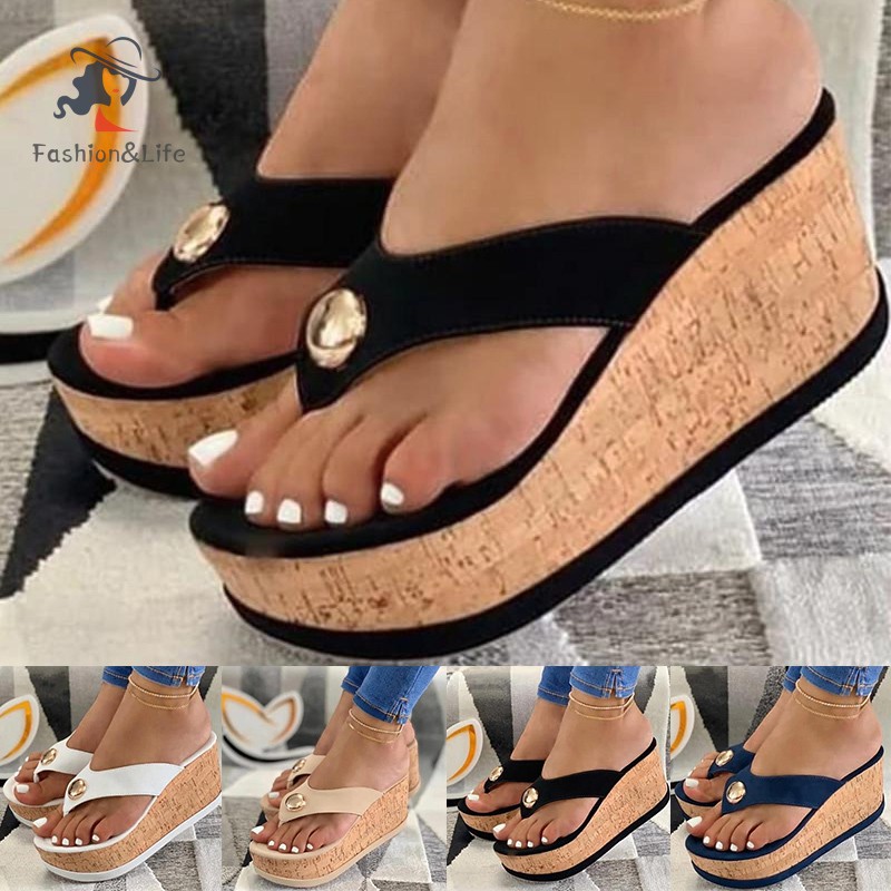 Dép Sandal Đế Bằng Thời Trang Mùa Hè Cho Nữ