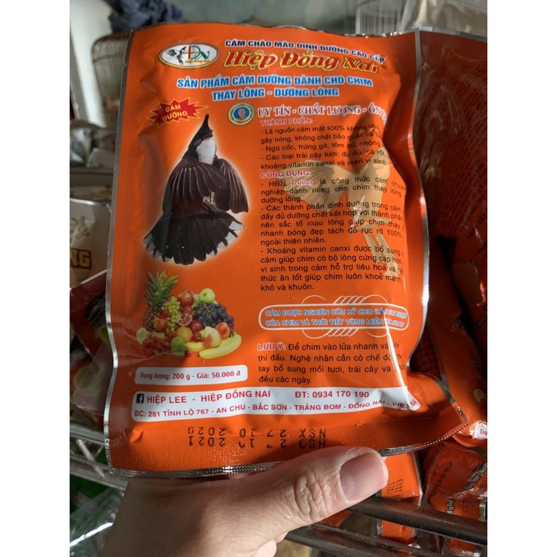 cám dưỡng chào mào Hiệp Đồng Nai