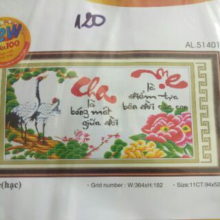 Tranh thêu  cha mẹ 51401