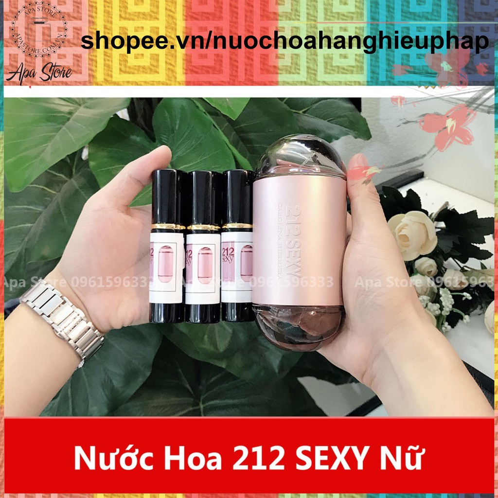 Nước Hoa Carolina Herrera 212 Sexy Women Chai Dung Tích 10ml