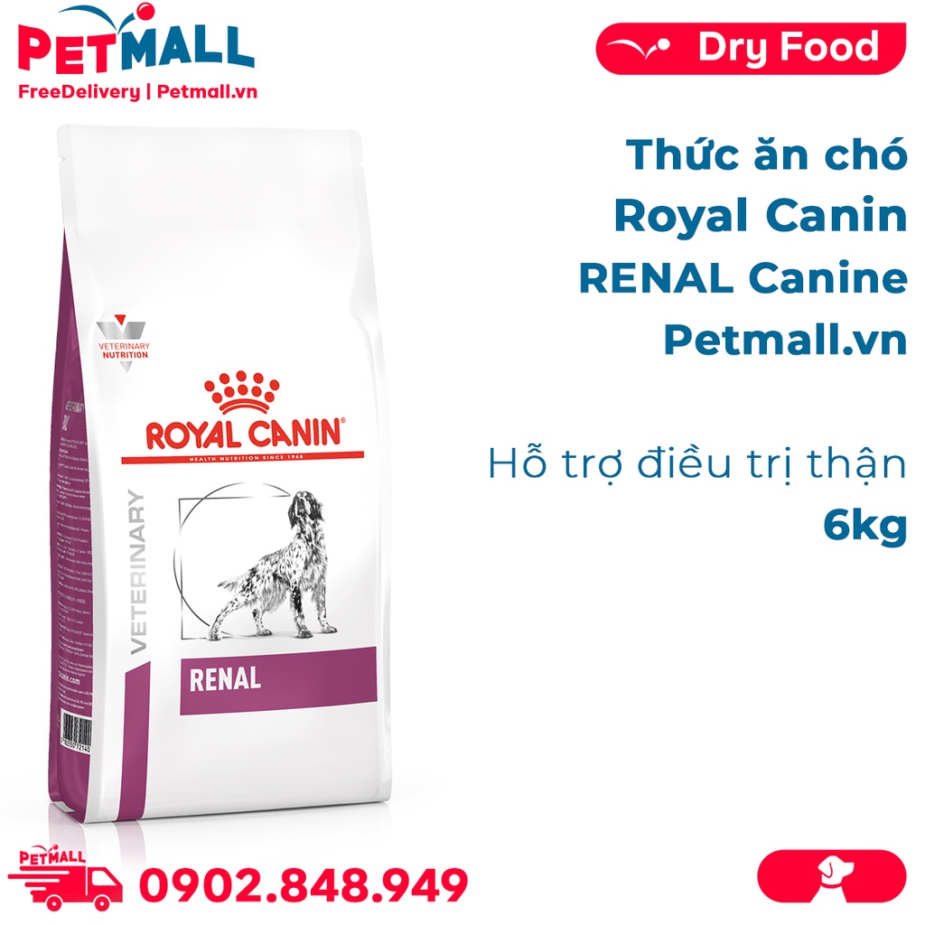 Thức ăn chó Royal Canin RENAL Canine 6kg - Hỗ trợ thận Petmall