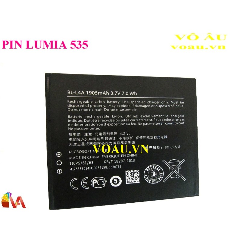 PIN LUMIA 535 [PIN ZIN]