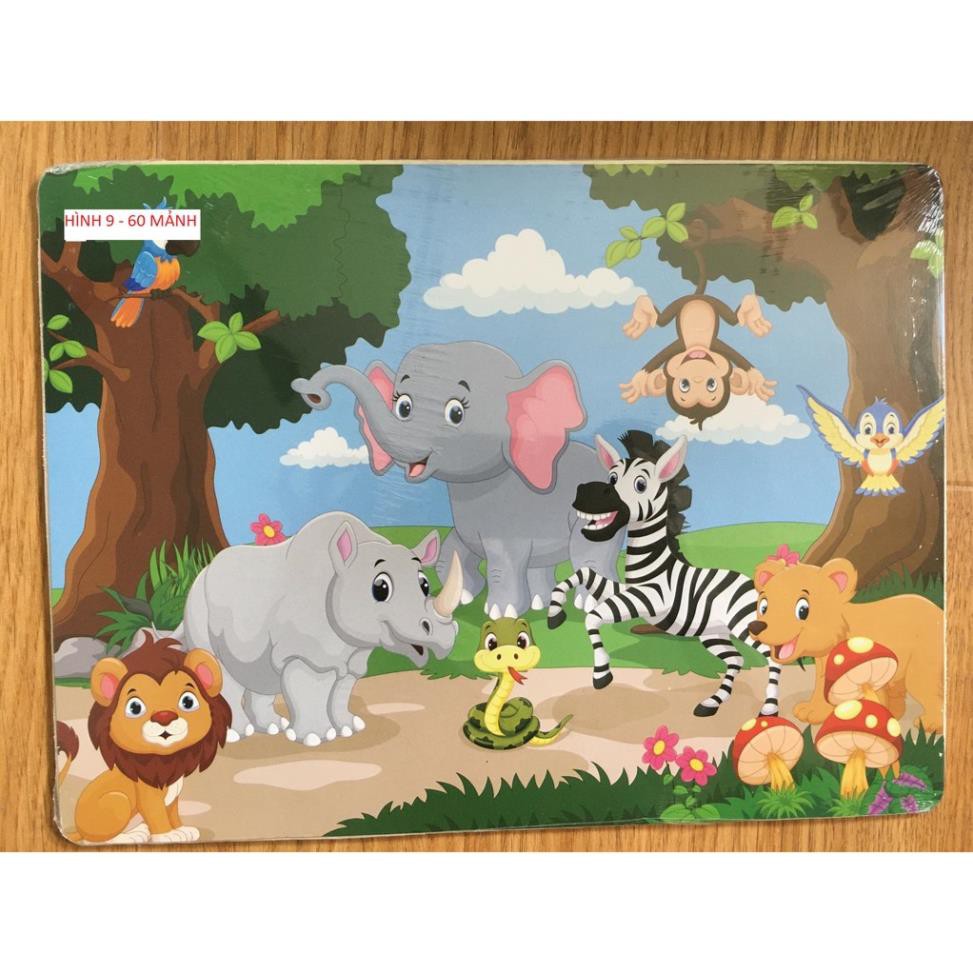 CHỌN HÌNH - Ghép hình Puzzle 24-40-60 mảnh bằng gỗ bền đẹp