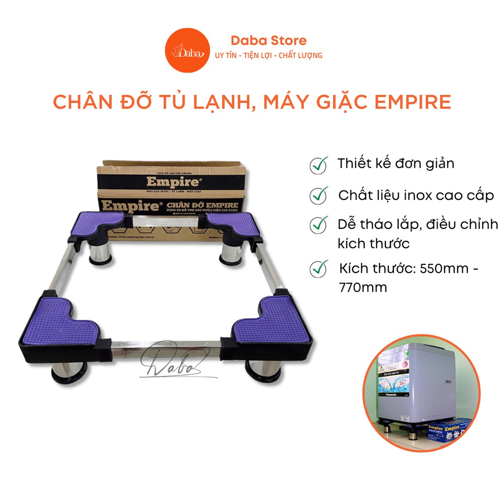 Chân đế tủ lạnh chân kê máy giặt chống rung tốt cao cấp chịu tải 300kg