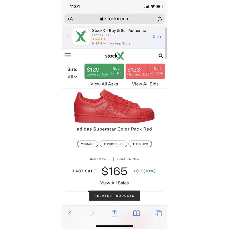 Giày nữ 2hand size 36