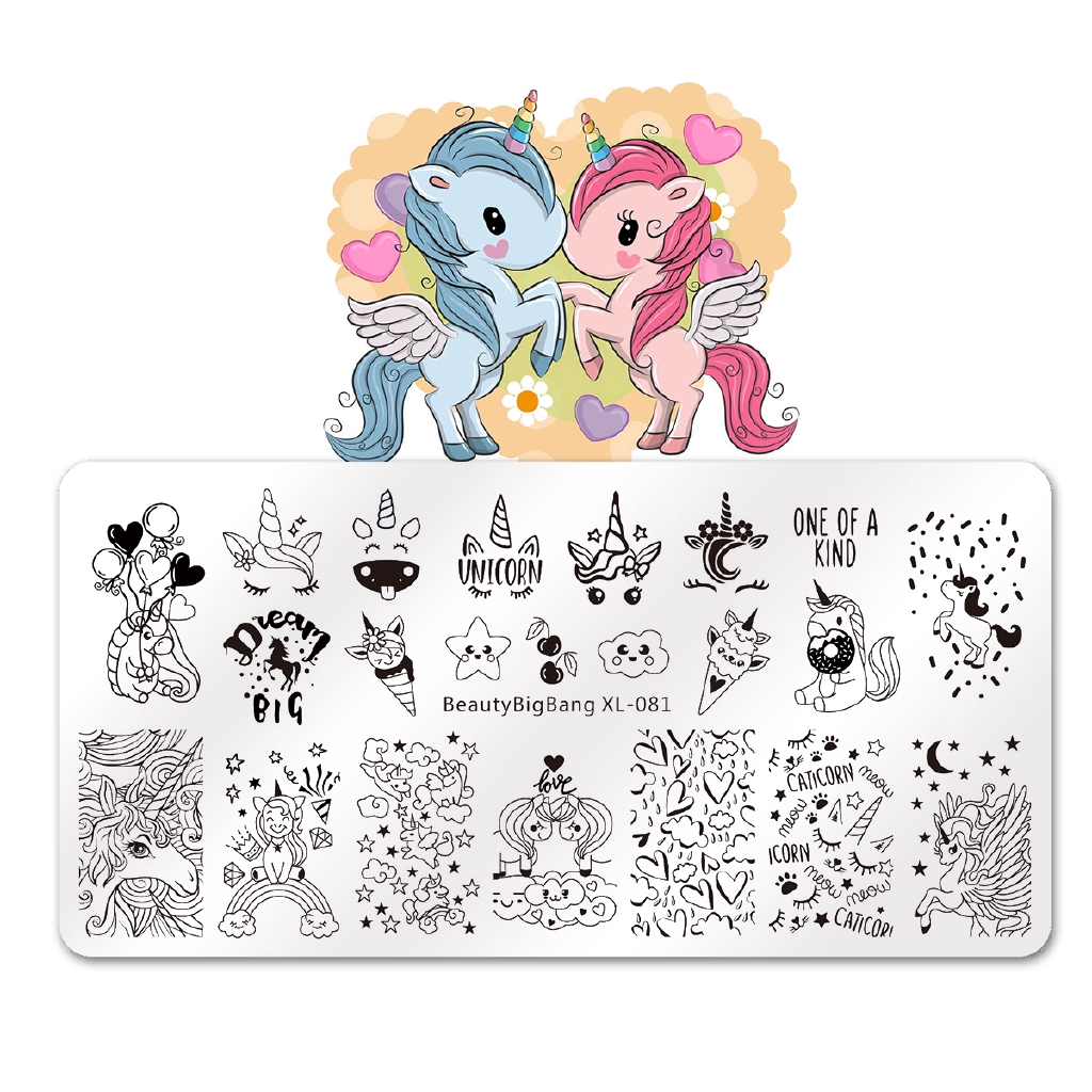 [Hàng mới về] Tấm inox hình mẫu đẹp mắt dùng in sơn trang trí móng tay