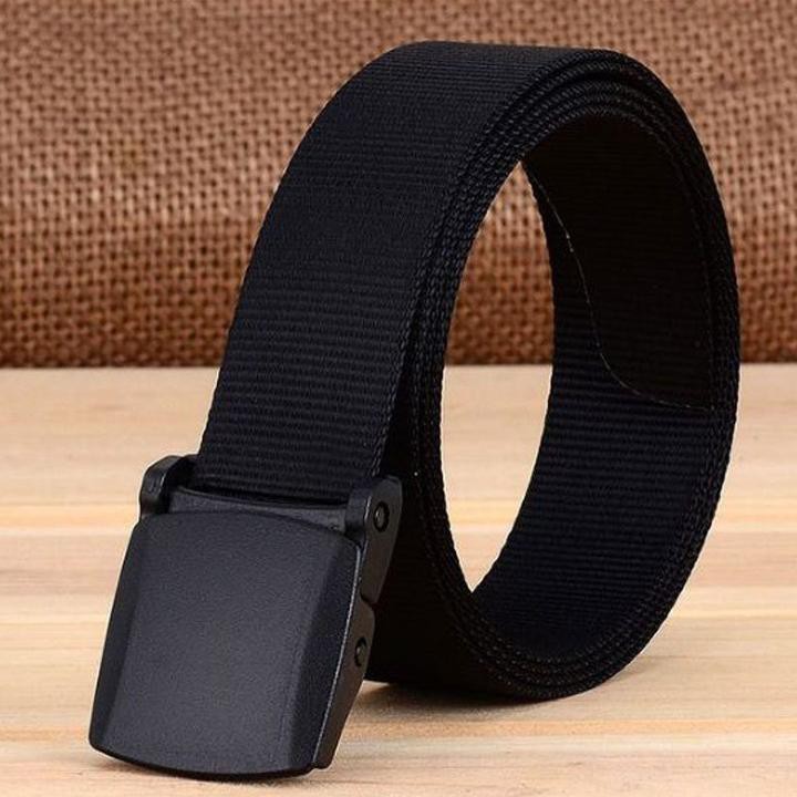 Thắt lưng nam vải bố,dây nịt nam vải dù khóa chống gỉ siêu bền cao cấp R15