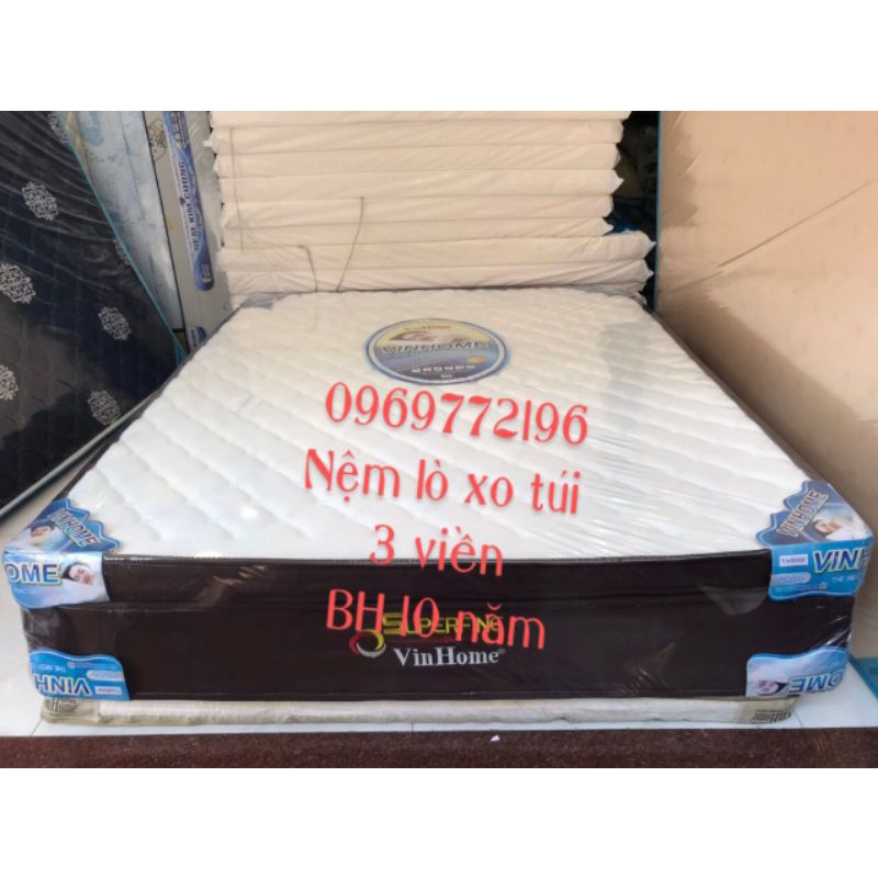 Lò Xo túi 3 viền VinHome bọc vải gấm dày 30phân - đủ size - giao hàng miễn phí HCM