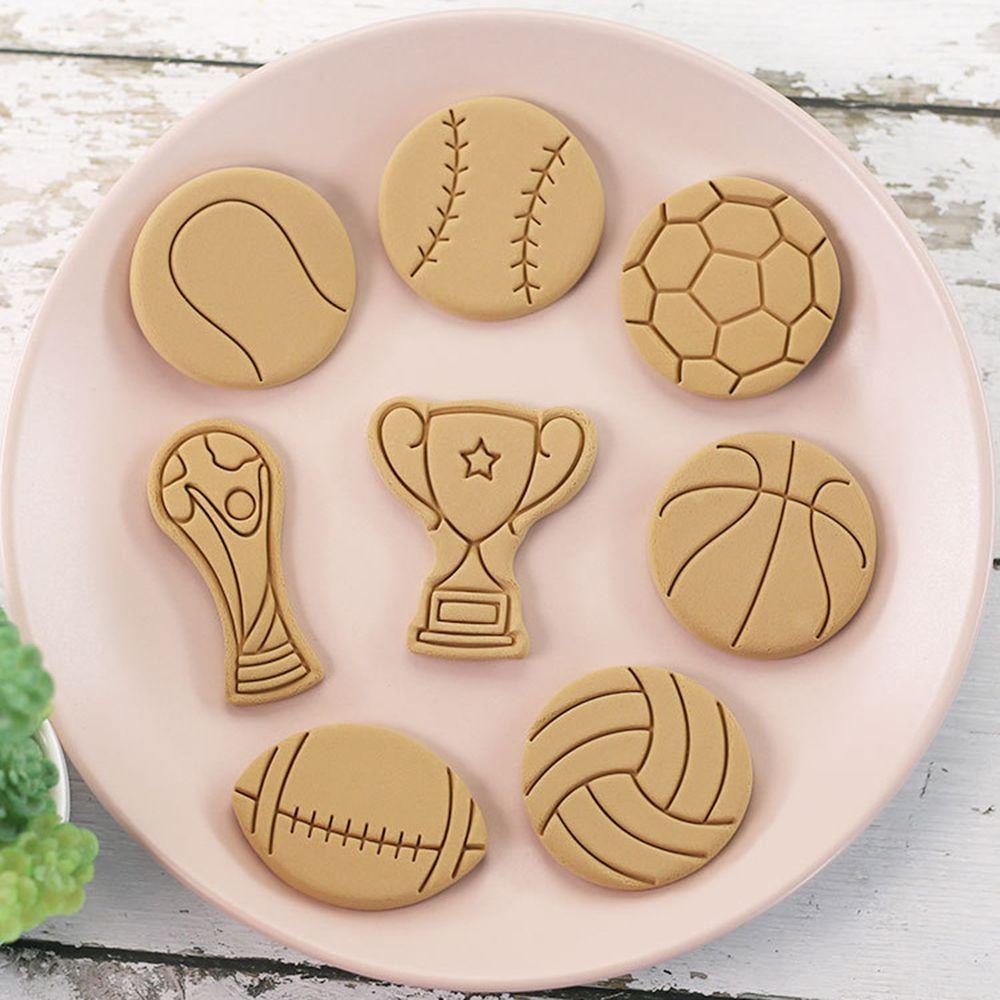 LONTIME Set 8 Khuôn Làm Bánh Quy Bằng Nhựa Tiện Dụng