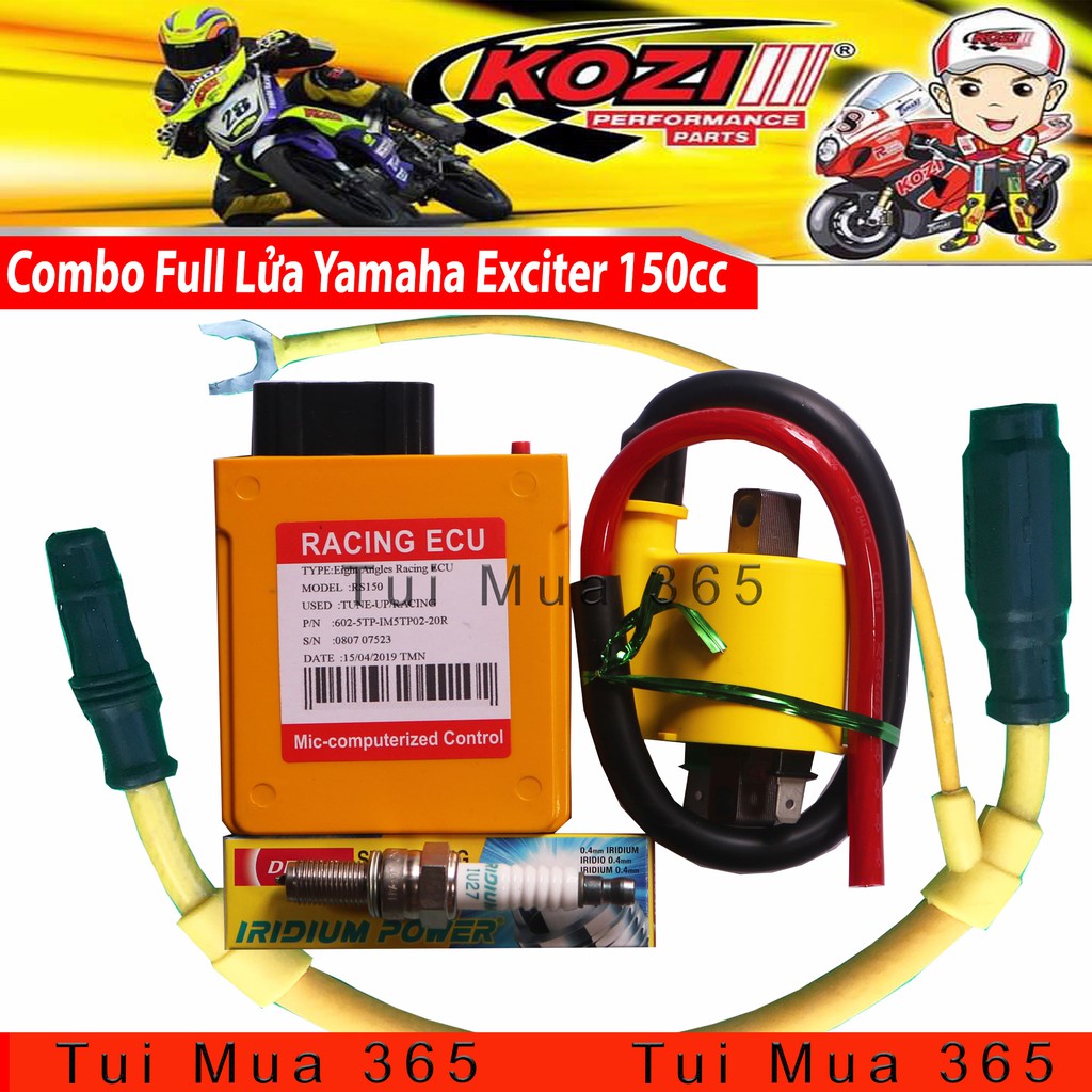 Độ Full Bộ Tứ Dàn Lửa cho Exciter 150cc &amp; Mx King - KOZI Malaysia