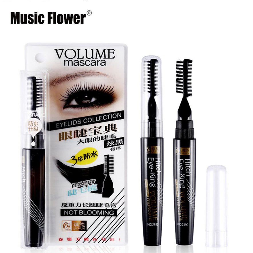 (Hàng Mới Về) Mascara Music Flower Làm Dày Và Cong Mi Chống Nước