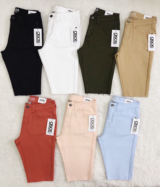 Quần short ngố trơn lai cắt siêu xinh