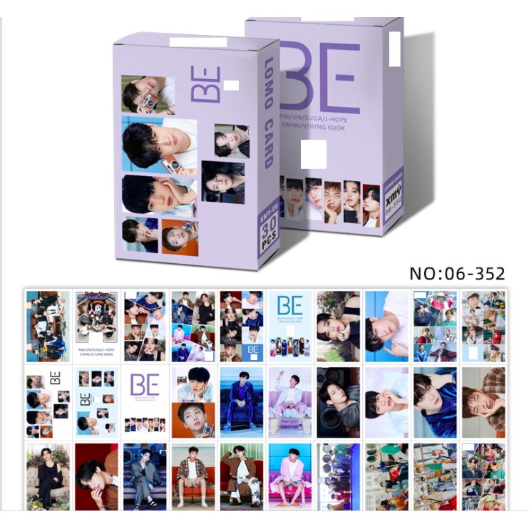 30 Lomo card ảnh in hình Bangtan