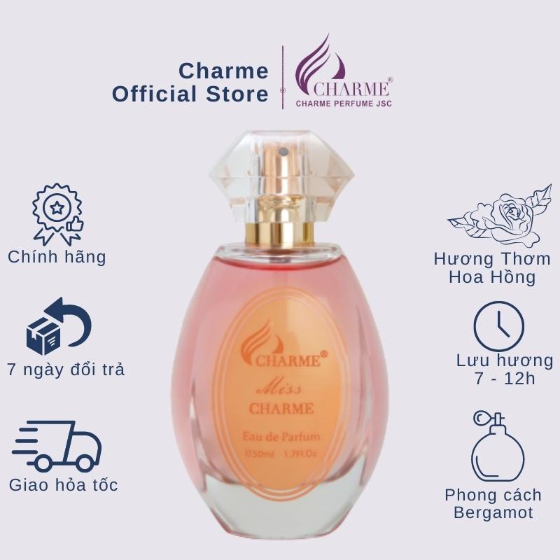 Nước hoa nữ Charme Miss Charme 10ml Ngọt ngào Nữ tính Quyết rũ Thanh lịch