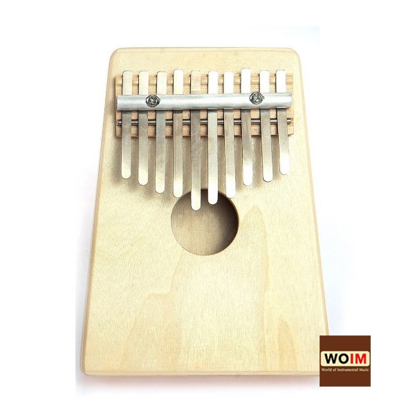 Đàn Thumb Piano 10 phím gỗ trơn kem cao cấp WOIM - 185 KL ( Kalimba 10 keys ) - HÀNG CÓ SẴN