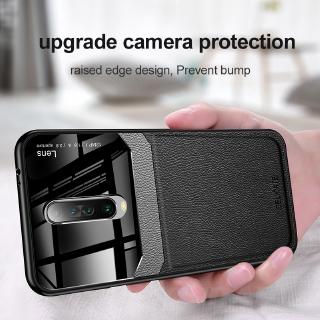 Ốp lưng nhẵn bóng bọc da cho điện thoại Xiaomi Redmi K30 K30 5G