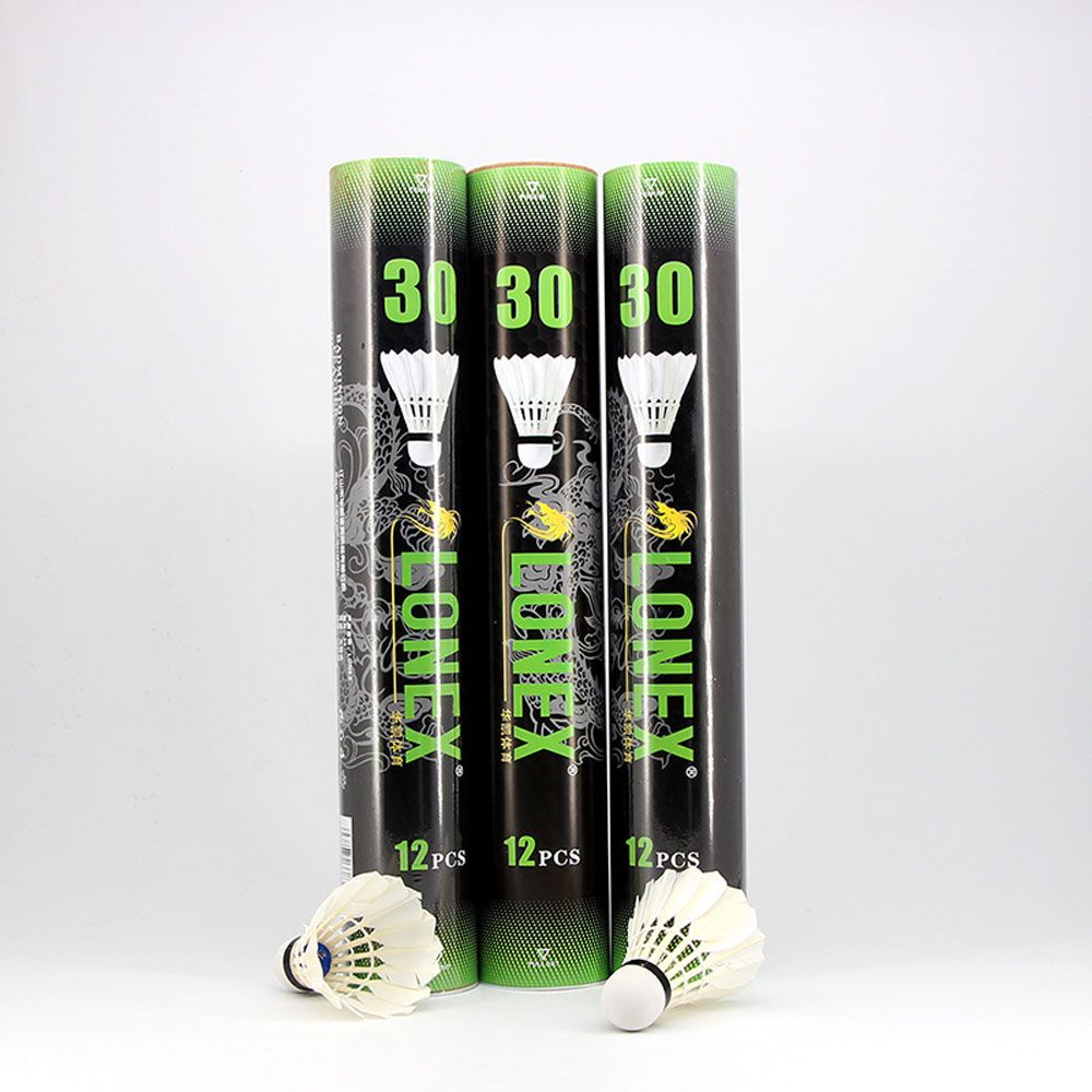 Set 12 quả cầu lông ngỗng siêu bền dùng luyện tập thể thao ngoài trời