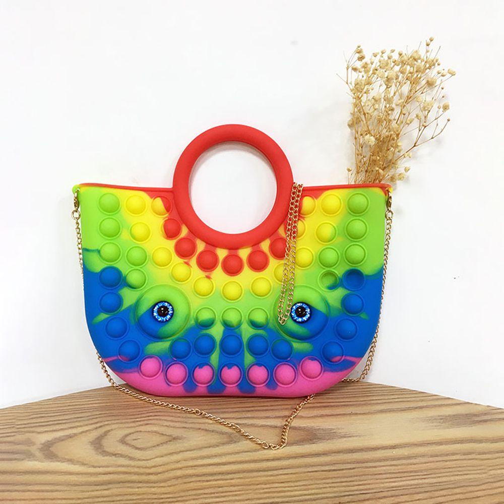 Túi Tote Đeo Vai Đựng Đồ Chơi Cầm Tay Có Nút Bấm Giảm Căng Thẳng MIHAN1 Cho Nữ