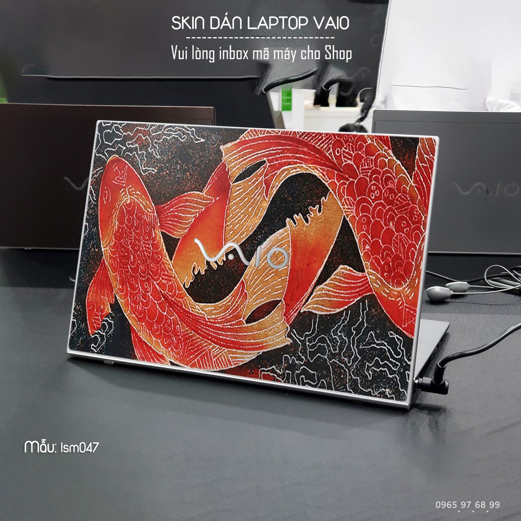 Skin dán Laptop Sony Vaio in hình Song Ngư (Pisces) - lsm047 (inbox mã máy cho Shop)