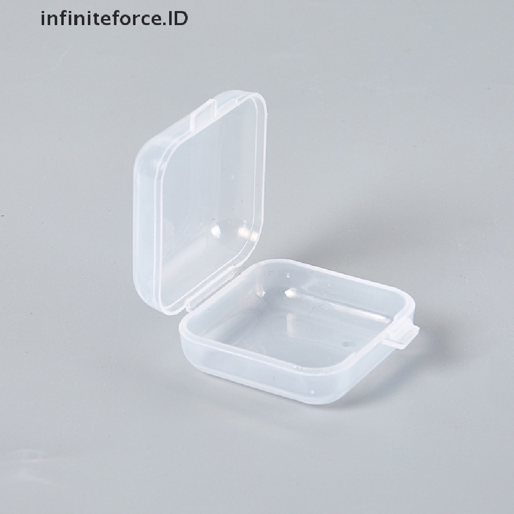 Set 10 Hộp Nhựa Mini Trong Suốt Đựng Trái Cây / Trang Sức