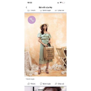 Đầm chấm bi size l 390