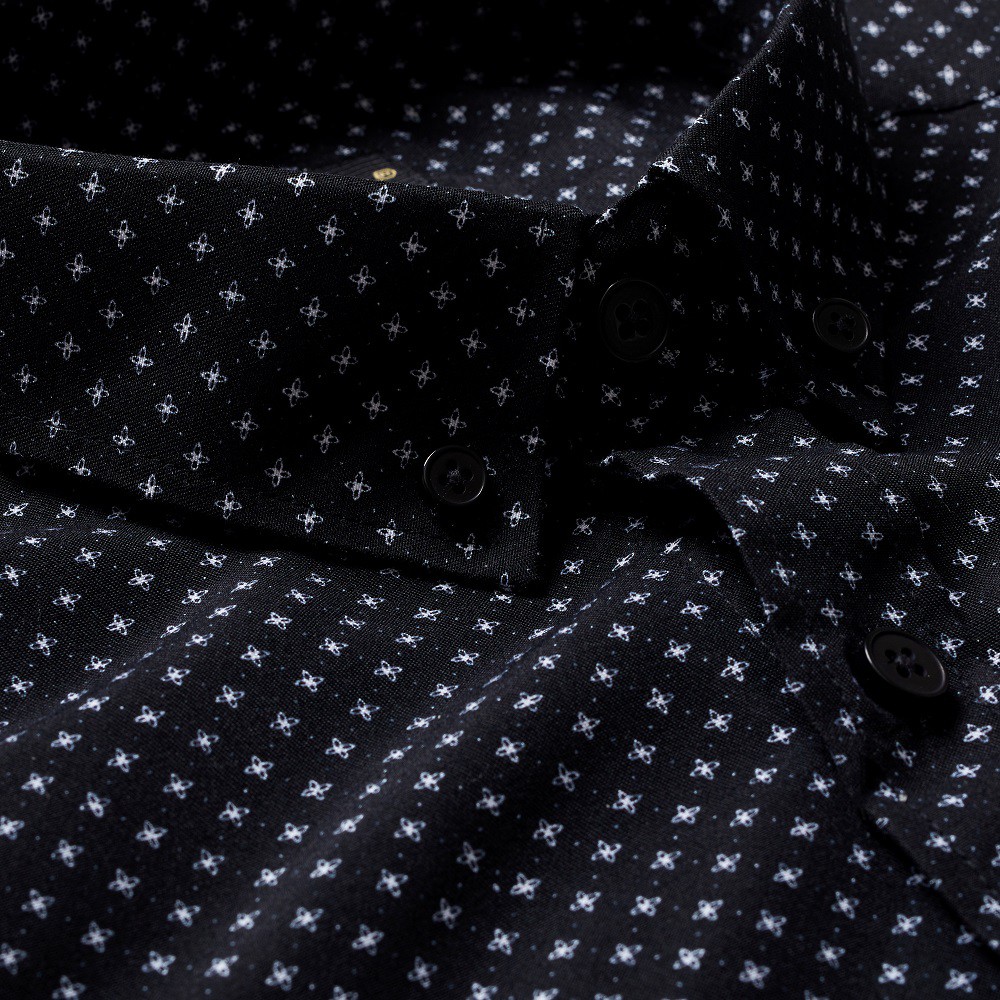 Áo sơ mi nam Galvin họa tiết dài tay chất cotton co giãn form ôm SMGV142 - Leo Vatino | BigBuy360 - bigbuy360.vn