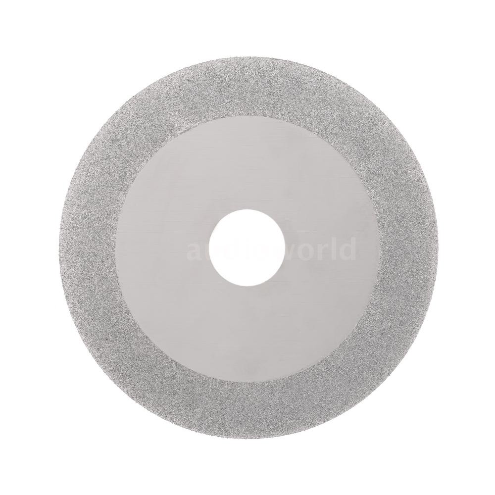 A&D 100mm 4" Inch Diamond Coated Grinding Cutting Disc Saw Bit 20mm Inner Diameter Rotary Wheel 160 Grit For Angl
