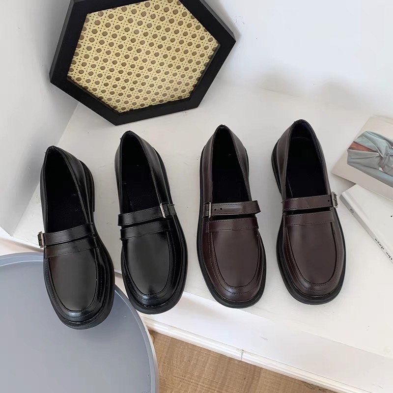 GDN35H2512 GIÀY OXFORD THỜI TRANG NỮ BÚP BÊ VINTAGE COSPLAY CỔ ĐIỂN DÁNG TRƠN HOT TREND | BigBuy360 - bigbuy360.vn