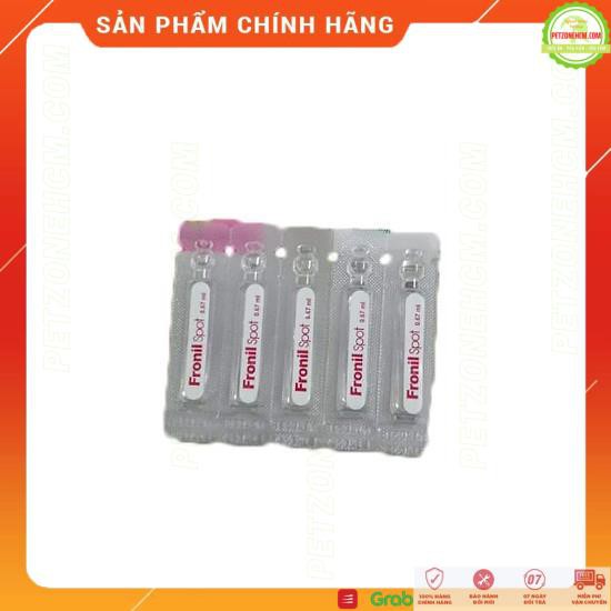 Nhỏ gáy trị ve chó mèo ⚜ FREESHIP ⚜ Ống Nhỏ Gáy Fronil Spot 1ml diệt ve rận bọ chét [GIAO HÀNG NHANH]