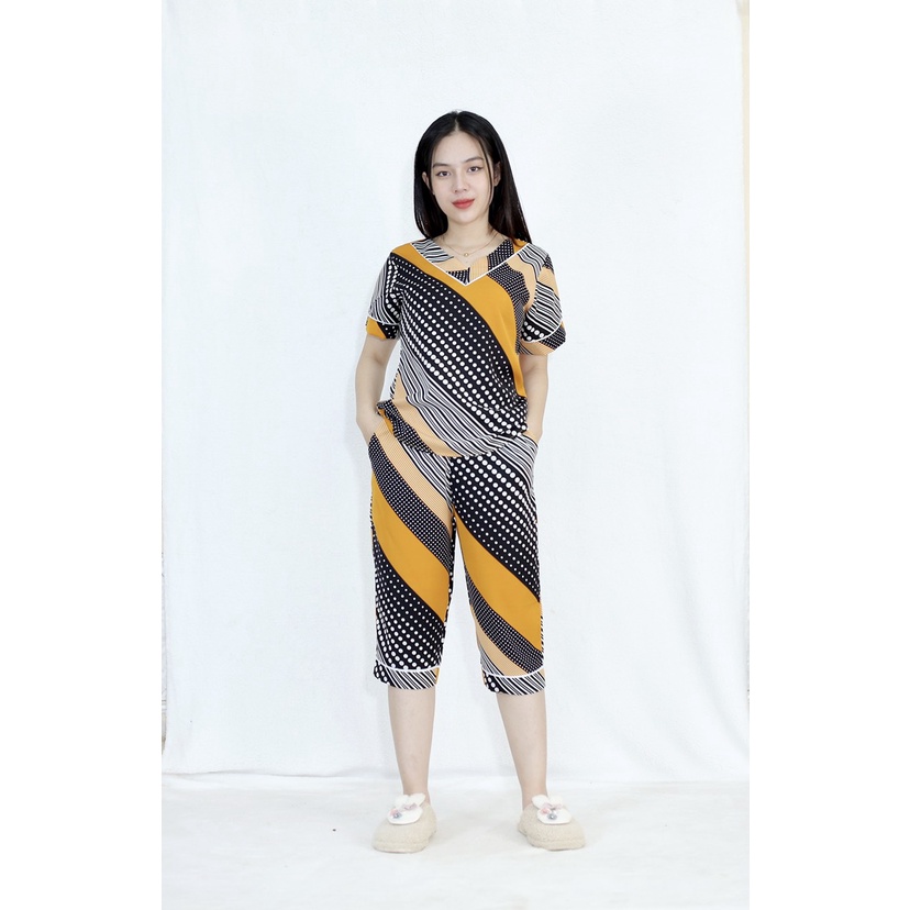 [HÌNH THẬT 100%] XẢ HÀNG SỐC  Bộ đồ lửng cực xinh   - vải lụa cao cấp cao cấp - Cực Kì Sang Chảnh