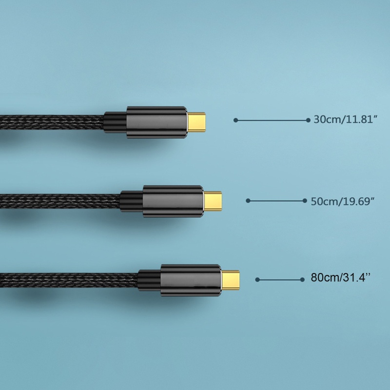 Cáp Dữ LiệU USB 4Cable 40Gbps Sang Type C PD 100W 8K