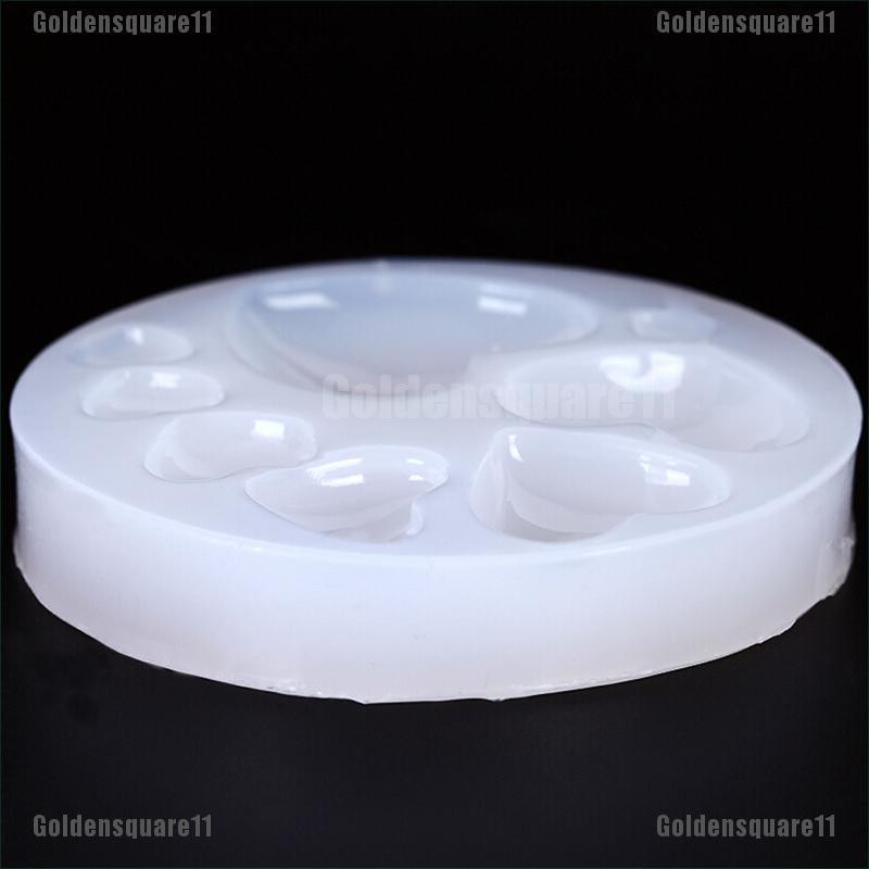 Khuôn Silicone Hình Trái Tim Làm Trang Sức DIY